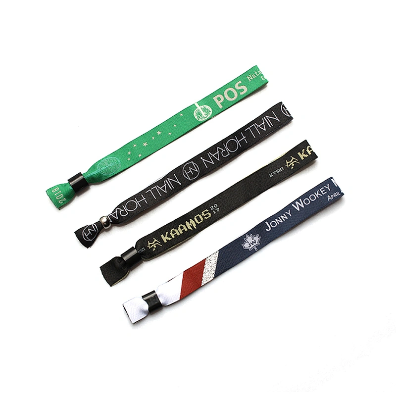 Holiday break festival wristband with custom logo for event
