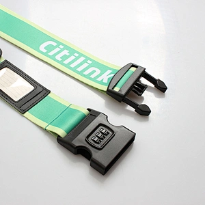 Adjustable Travel Luggage Strap Extra Long Suitcase Belt with Security Lock
