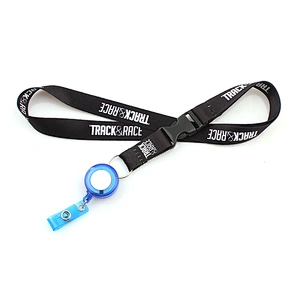 Hot Sale Products Printing Neck Lanyard Printed Your Own Logo Neck Lanyard With Retrastable Badge Holder