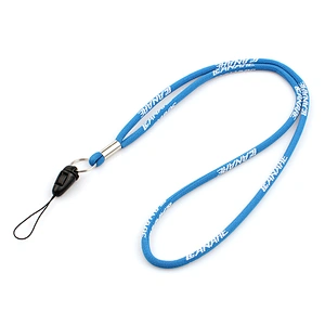 Wholesale cheap custom fashion round polyester lanyard for teenagers