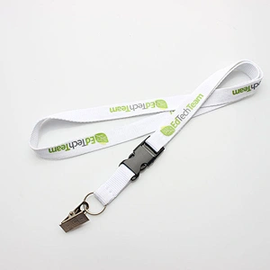 Free Sample Promotional Cheap Custom Printed Polyester Neck Lanyard With Logo