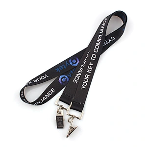 New Fashion Cheap Price Double clip lanyard