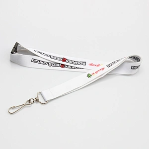 Factory Price Promotional Cheap Custom Logo Printed Polyester Neck Lanyard Sample Free