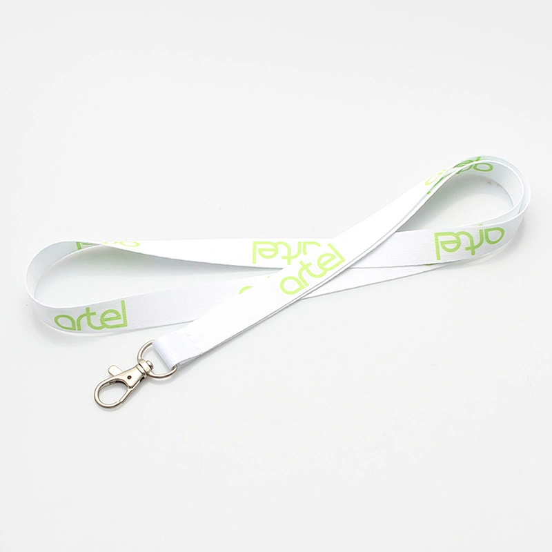 Custom dye sublimation printing single neck lanyard