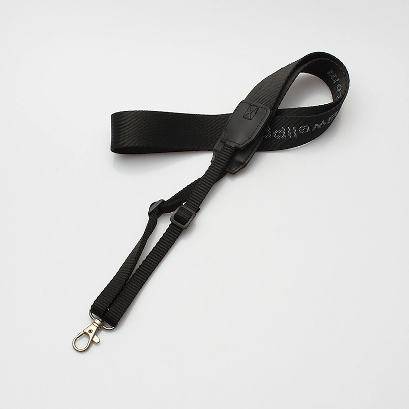 High quality attractive advertising woven print cool camera neck strap