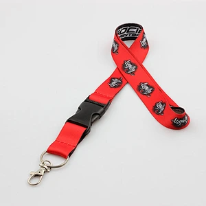 Promotional high quality custom nfl team lanyard
