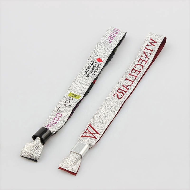 New design woven RFID elastic wristbands for events