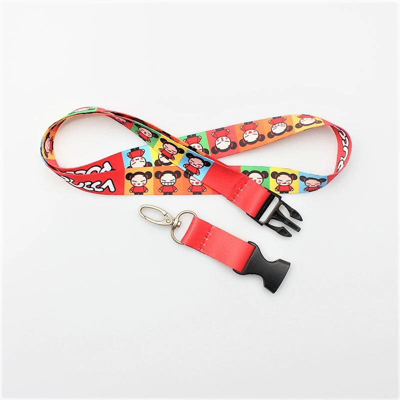 Cheap custom logo printing polyester radio lanyard