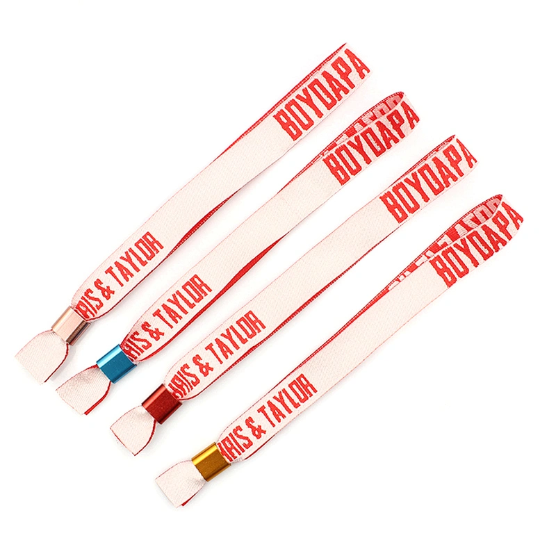 2019 New RPET recycled material print fashion wristband custom logo
