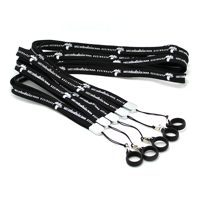 Factory OEM various silk screen printing custom ego cig lanyard for sale