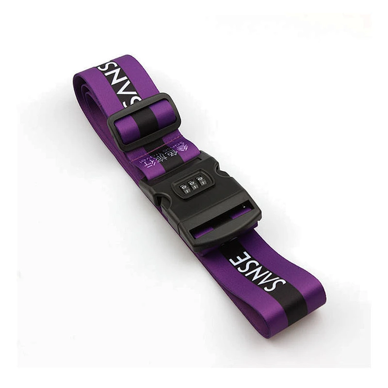 Password travel luggage suitcase secure lock safe packing belt strap