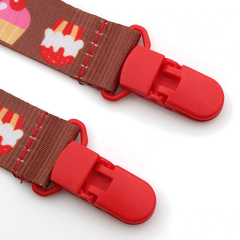 Custom Baby Care Dummy Plastic Chain Pacifier Holder Clip