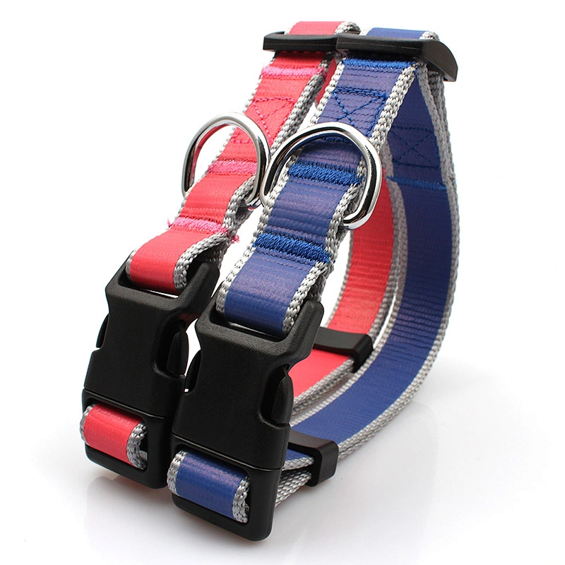 Reflective tape for dog collar with breakaway buckle