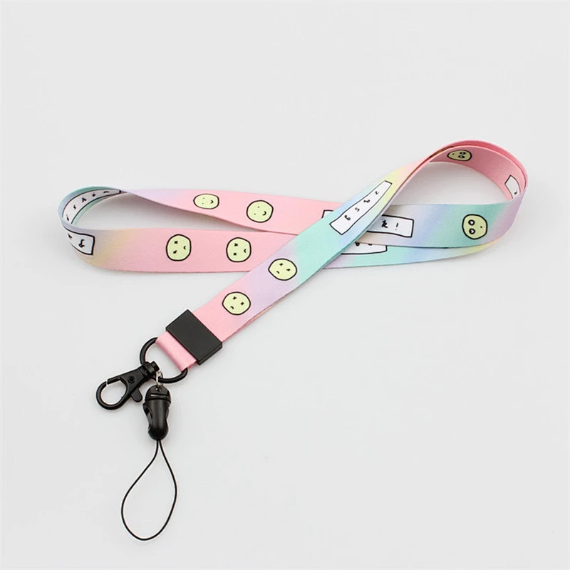 Factory price fashion heat transfer printing lanyard with custom logo