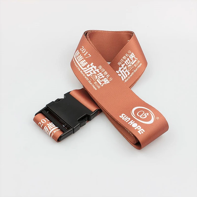 China wholesale suitcases luggage strap with quick lock