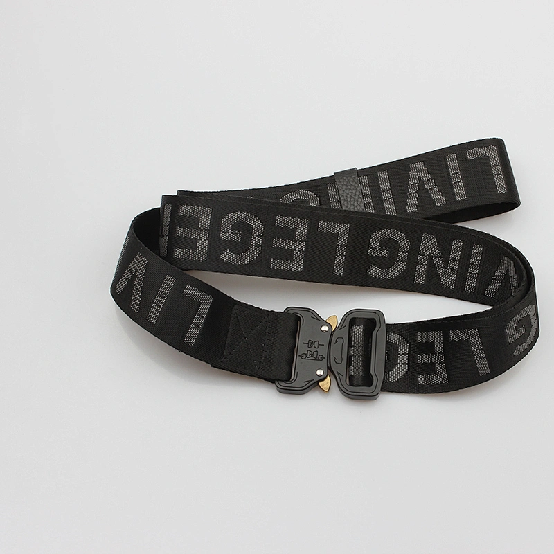High Quality Logo Polyester Fabric Belt Woven Belt Cotton Belt