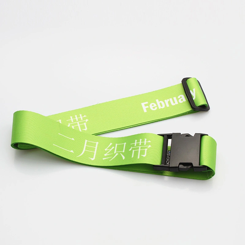 Hot sale polyester custom luggage straps belt with your logo