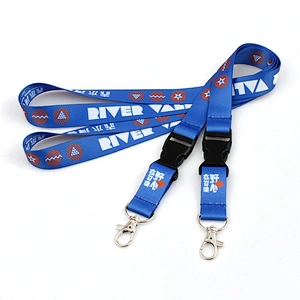 Multi-function free sample tool lanyard with breakaway buckle