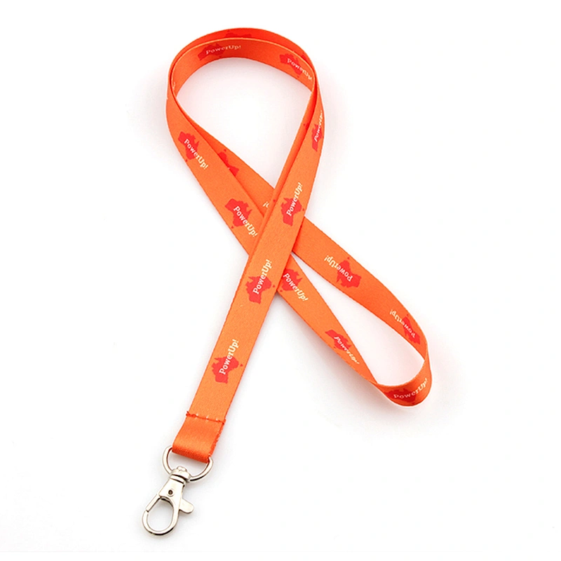 Wholesale personalized polyester sublimation lanyard with logo custom