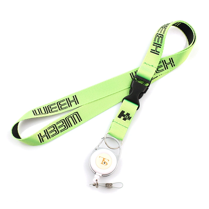 Polyester custom Jacquard Lanyard badge reel with Small Quantity
