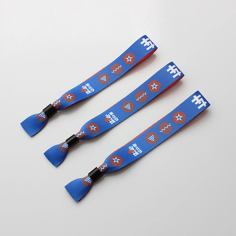 Factory Price Personalized Custom Printing Logo Polyester Wristband