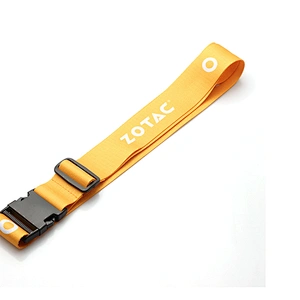 Professional custom luggage digital scale tag belt strap with lock