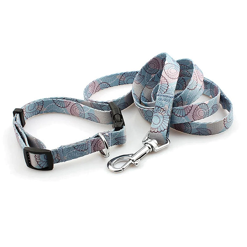 Wholesale sublimation custom paracord dog collar and leash