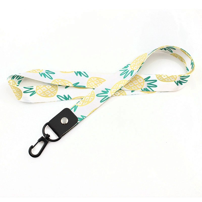 Custom wholesale plain nylon lanyard no minimum order
