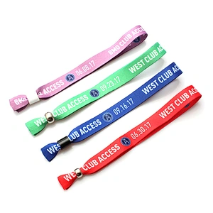 Soft festival beautiful polyester wristbands for decoration