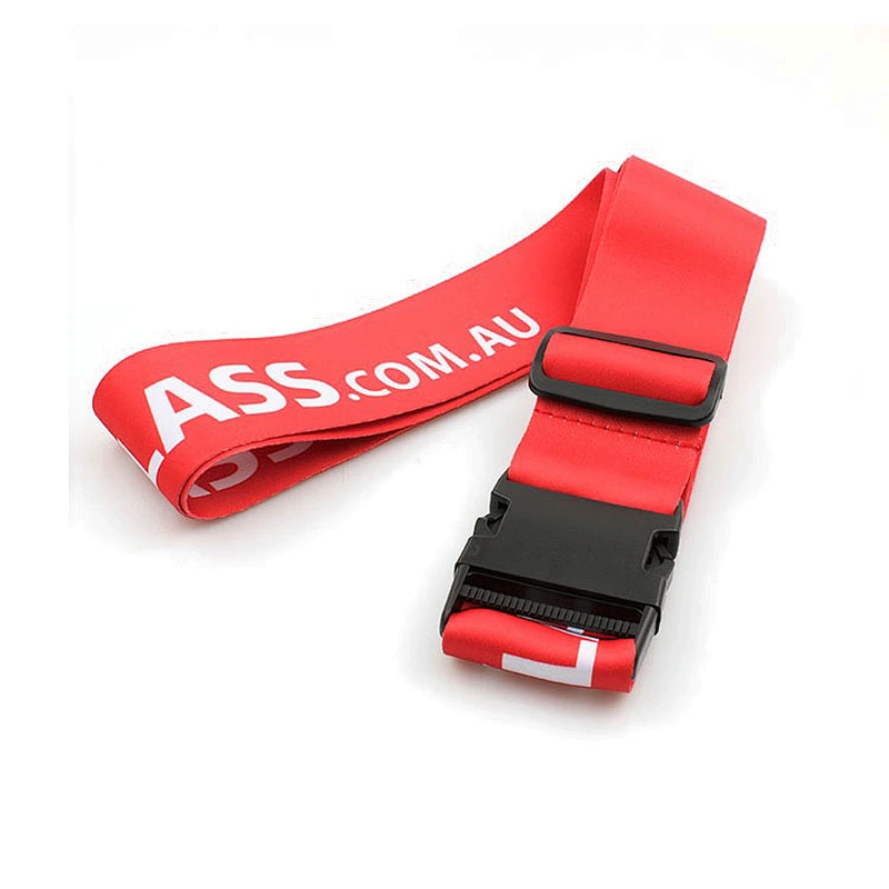 High Quality Locking Airport Polyester Suitcase Strap Baggage Backpack Colorful Belt