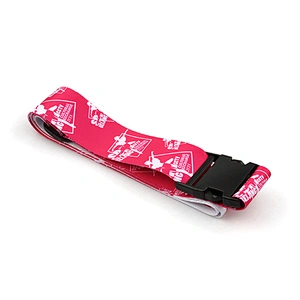 Factory Price Travel Cross heat transfer Printed Adjustable Luggage Belt for travel