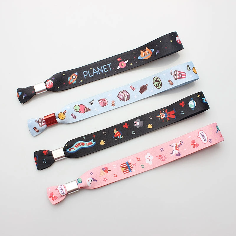 Hot sell one direction lock sport wristband polyester band