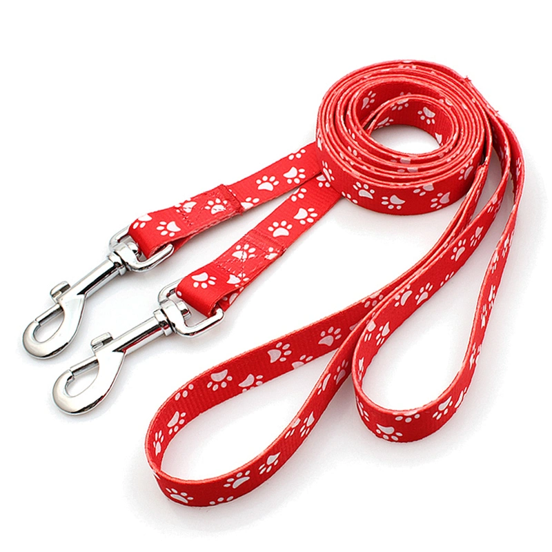 Custom heat transfer logo sublimation dog leash