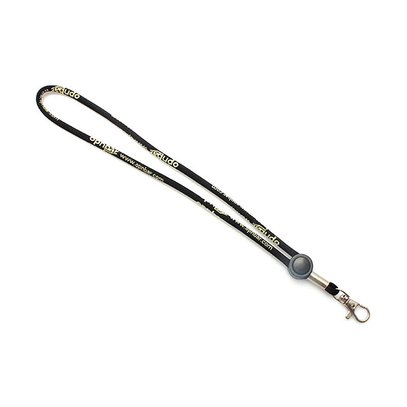 Professional polyester cheap custom rope lanyard strap