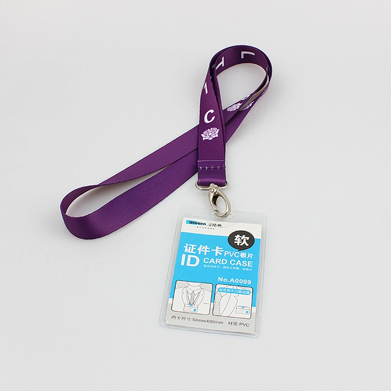 Eco friendly rpet retractable lanyard card holder recycle
