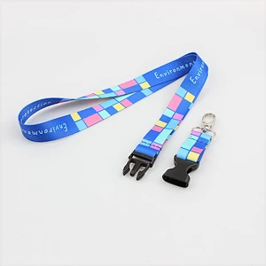 Cheap promotion bulk crafts custom printing polyester lanyard with usb