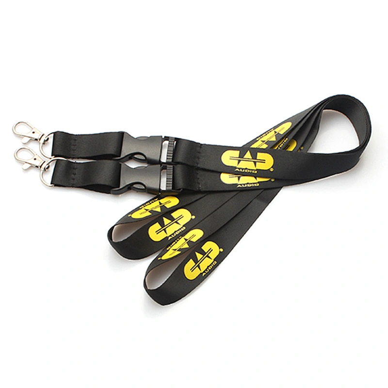 Free Sample Promotional Cheap Custom Printed Polyester Neck Lanyard With Logo