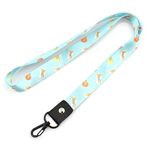 High quality heavy duty printed nylon lanyard with customized logo