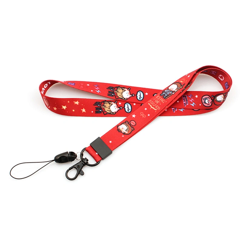 Hot selling custom printed polyester lanyard neck strap