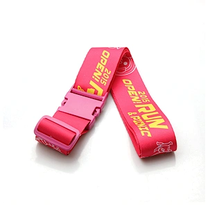 Polyester Suitcase Belt Personalized Custom Logo Luggage Straps