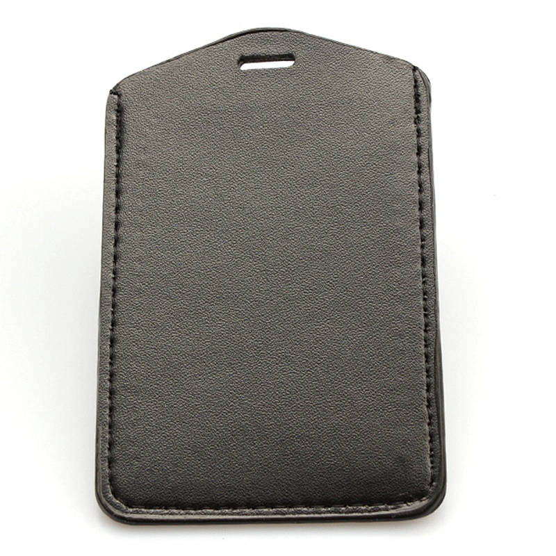 High quality Id card PU badge holder supplier