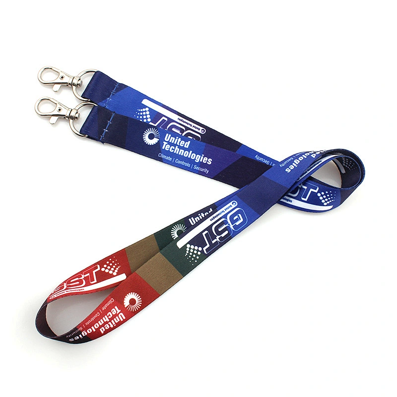 Hot promotional custom design's lanyard with 2 hooks children lanyard