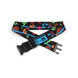 Custom polyester luggage webbing belt for suitcase business trip