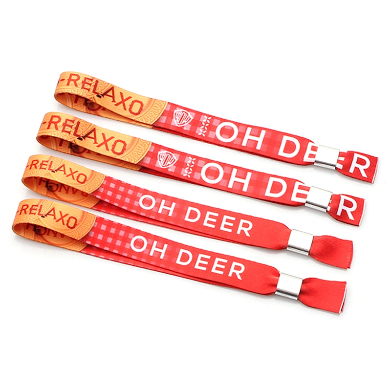 Soft festival beautiful polyester wristbands for decoration
