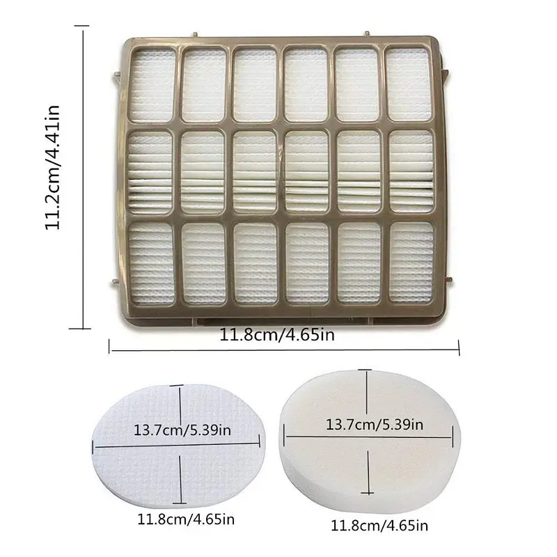 Foam and HEPA Replacement Vacuum Filter for Shark Navigator Professional Upright Vacuum NV70 NV80 NVC80C UV420 NV90