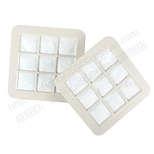 Hot sale high quality 143*143*25mm black washable air filter material for parts Vacuum Cleaner hepa filter FC5225 FC5822 etc.