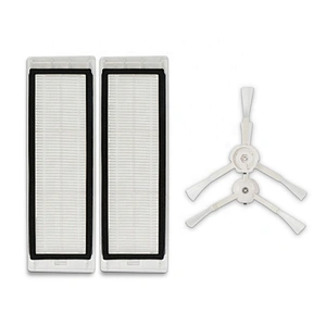 xiaomi robot 2 vacuum cleaner accessories kit side brush*2/hepa filter*2/main brush*1
