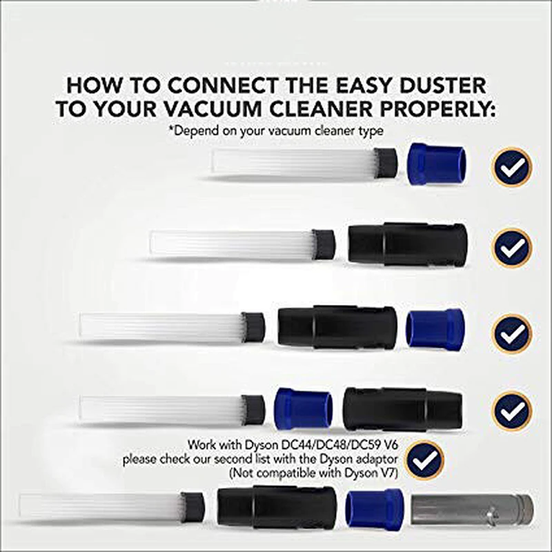 Universal Vacuum cleaner Attachment dusty brush for Car /Pets/ Keyboards/Air Vent clean