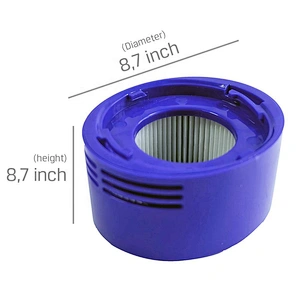 HEPA Post Filter Fit Dysons V7 V8 Cordless/Animal/Absolute Vacuum Cleaner Compatible Replacements Part # 967478-01