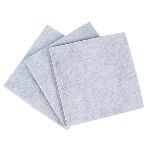 Black and white three layer household appliances vacuum filter cloth filter air scouring cloth